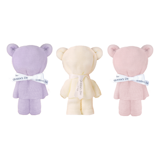 沐浴ガーゼタオル ベア仕様 (1枚)